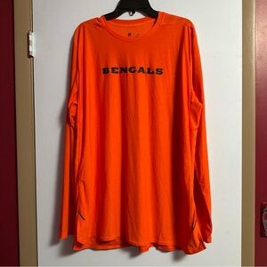 Cincinnati Bengals Nike Velocity Performance on Field Dri-Fit  Long Sleeve Shirt